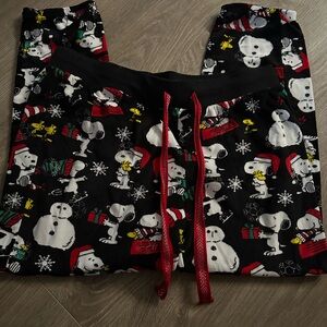 Peanuts Christmas snoopy pj pants